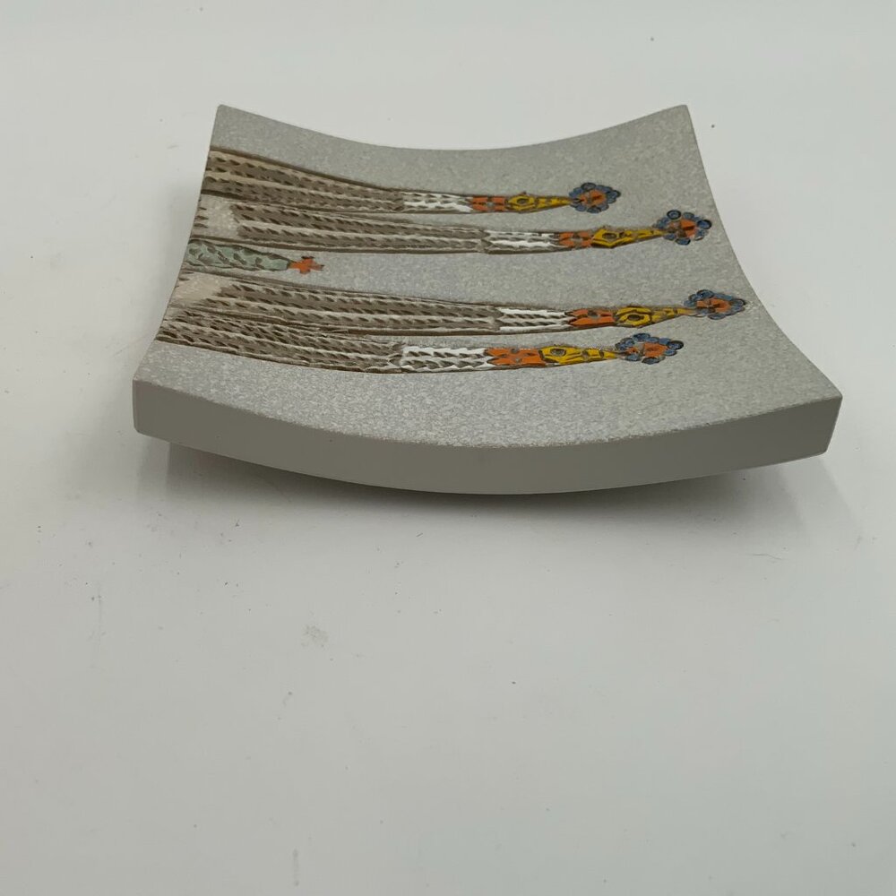 Signed Barcelona Gaudi Mosaic Art Dish No. 04-8 Artbona Sagrada Familia Holiday - Picture 5 of 8